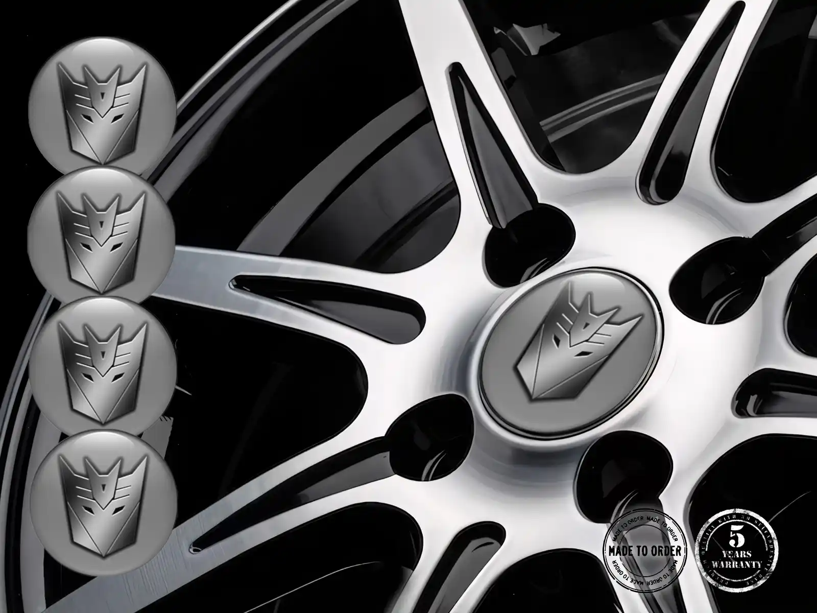 Domed Stickers 3D Quantum Racing Horizon
